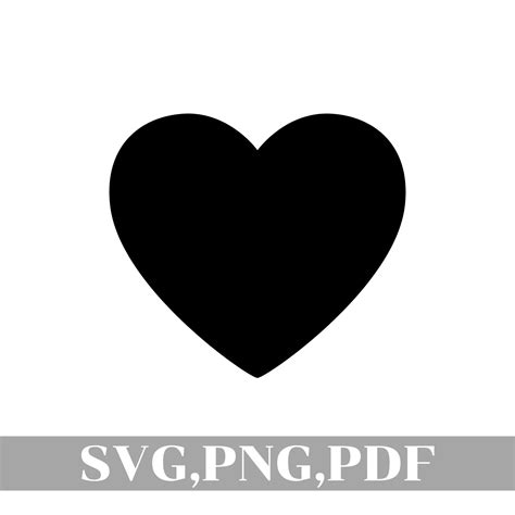 Heart Outline Svg For Cricut Heart Svg For Commercial Use Cut File