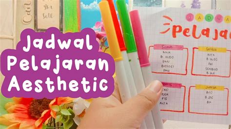 94 Gambar Jadwal Pelajaran Di Kertas Hvs MyWeb