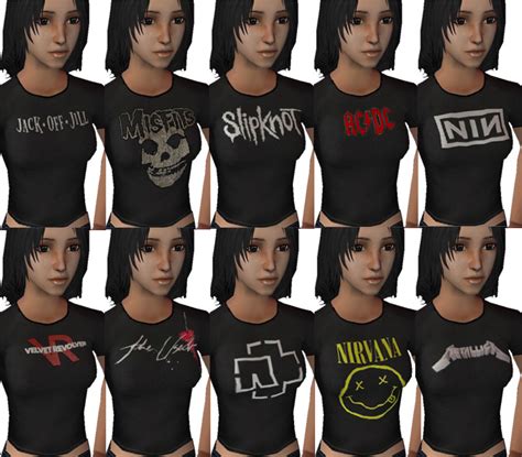 Mod The Sims More Band Shirts Than You Could Ever Need D