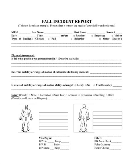 Free 22 Sample Incident Report Templates In Pdf Ms Word