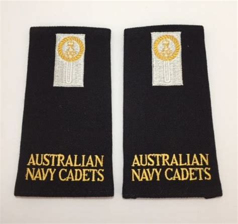 Midshipman Australian Naval Cadets Soft Rank Insignia Sri Ran