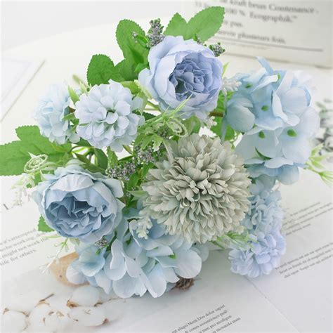 They complete their life cycle annually and are the major attraction of any garden. Beautiful Artificial Silk Fake Flowers Wedding Valentines ...