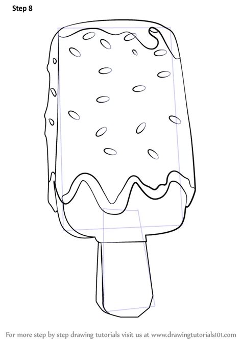 How To Draw Popsicle Chocolate Ice Cream Ice Creams Step By Step