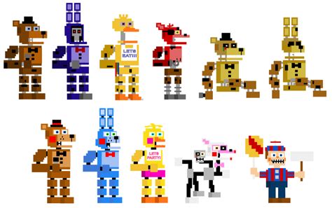 F Naf Mini Game Sprites