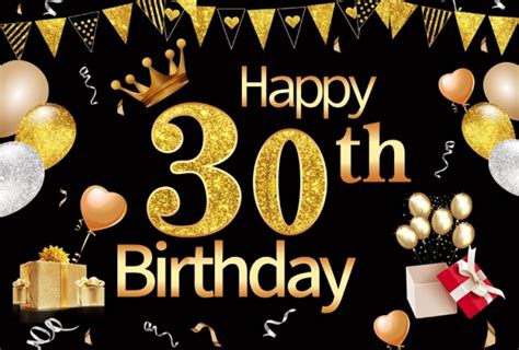 Virtual Celebration Use This Happy 30th Birthday Zoom Background For A