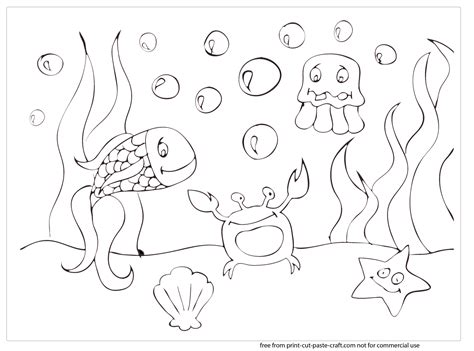 Printable Ocean Coloring Pages