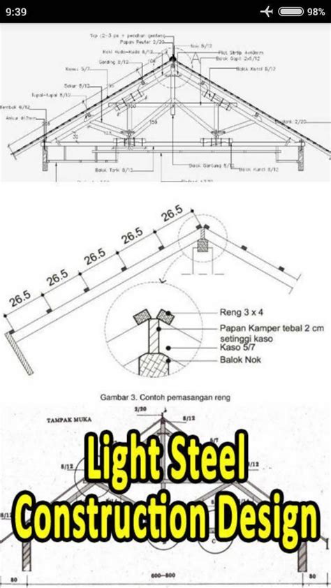 Contoh Gambar Konstruksi Baja Pulp