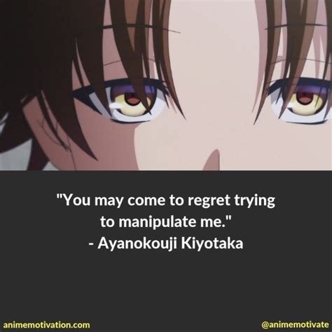 Ayanokouji Kiyotaka Classroom Of The Elite Quotes Anime Wallpaper Hd