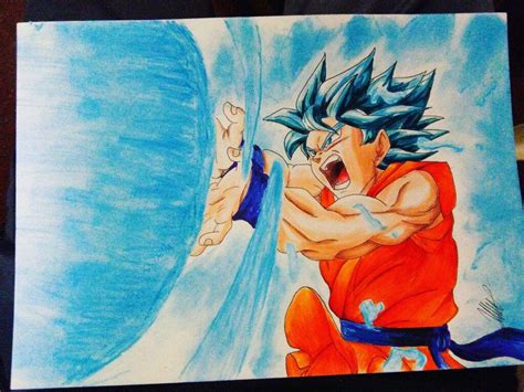 Goku Ultra Instinto Haciendo Un Kame Kame Ka En Dibujos De The Best