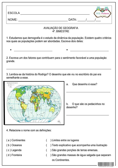 Geografia Atividades De Geografia Geografia Atividades Com Mapas