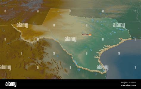 Texas Relief Map Hi Res Stock Photography And Images Alamy