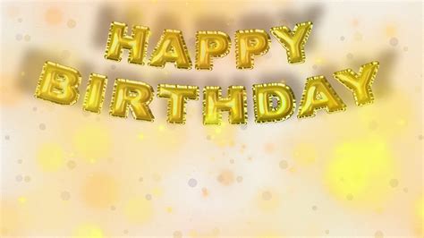 Happy Birthday Zoom Virtual Background Video With Custom Etsy