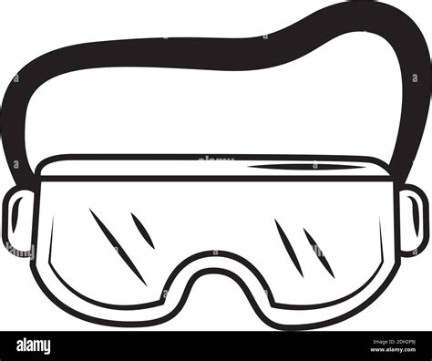 Safety Goggles Drawing