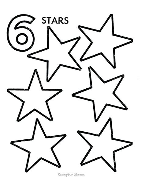 Number 6 Coloring Page At Free Printable Colorings