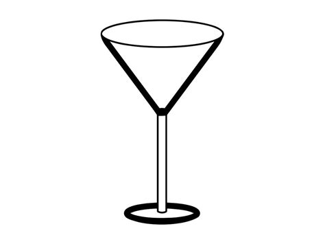 Martini Glass SVG Cocktail Svg Alcohol Svg Martini Glass Clipart