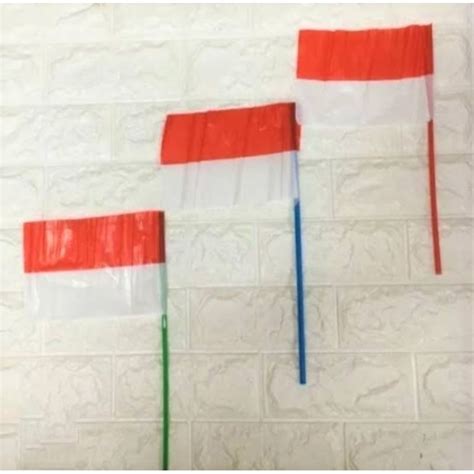 Jual Bendera Merah Putih Stik Isi 20 Pcs Random Shopee Indonesia