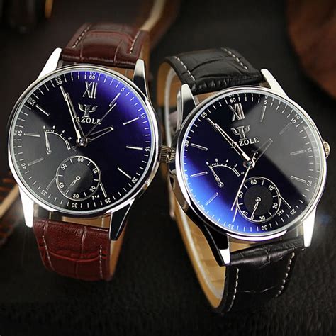 2016new Fashion Casual Mens Watches Top Brand Luxury Yazole Business