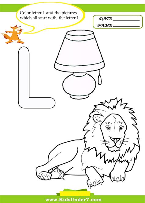 Letter L Coloring Pages Coloring Pages