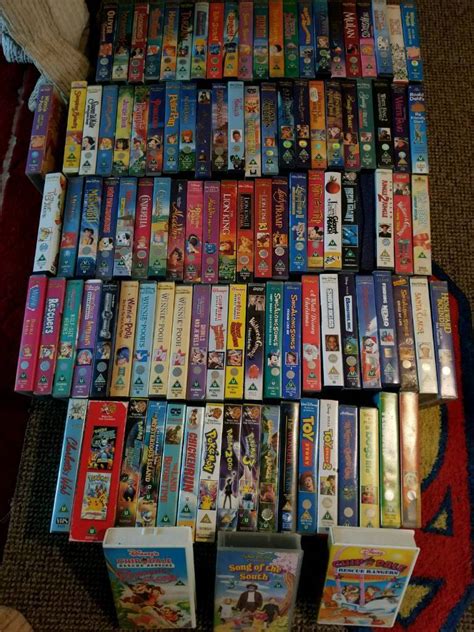 Collection Of Old Disney Vhs Classics In Papworth Everard