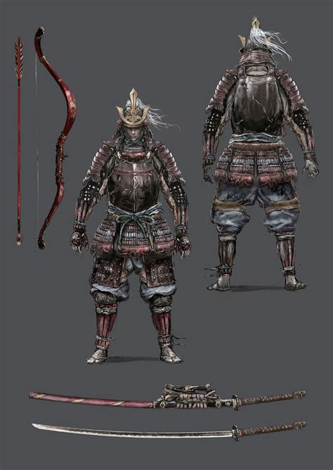 Genichiro Ashina Concept Art Sekiro Shadows Die Twice Art Gallery