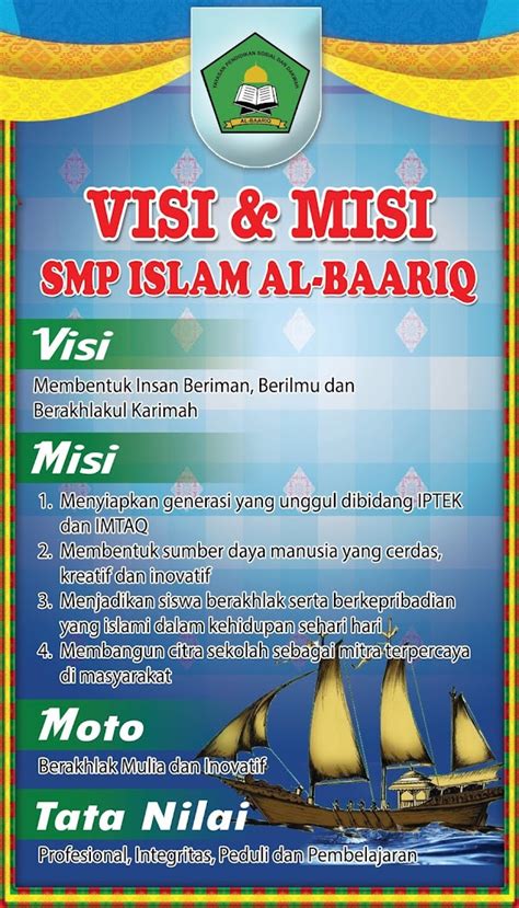 Contoh Visi Dan Misi Paud Spanduk Ppdb Smp Images