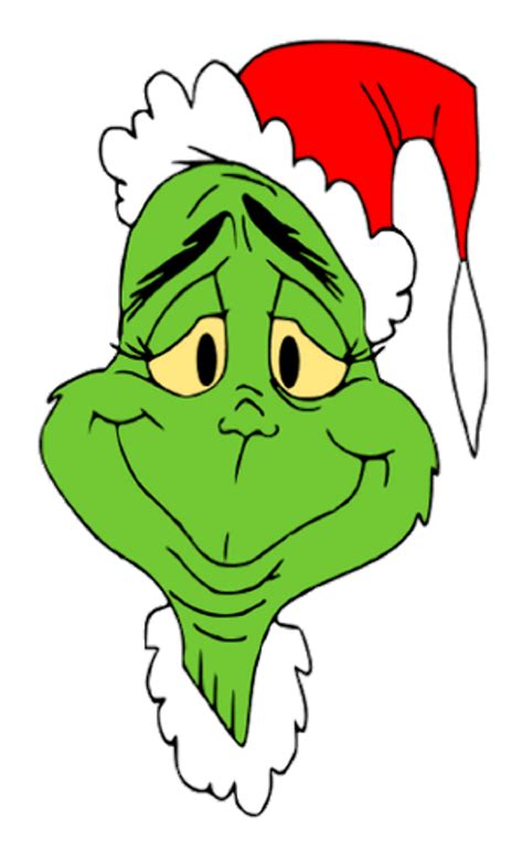 Printable Grinch Face Clipart