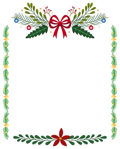 Christmas Borders Holly 15 Free Pdf Printables Printablee