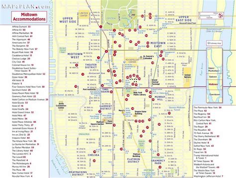 Free Printable Street Map Of Manhattan Printable Maps