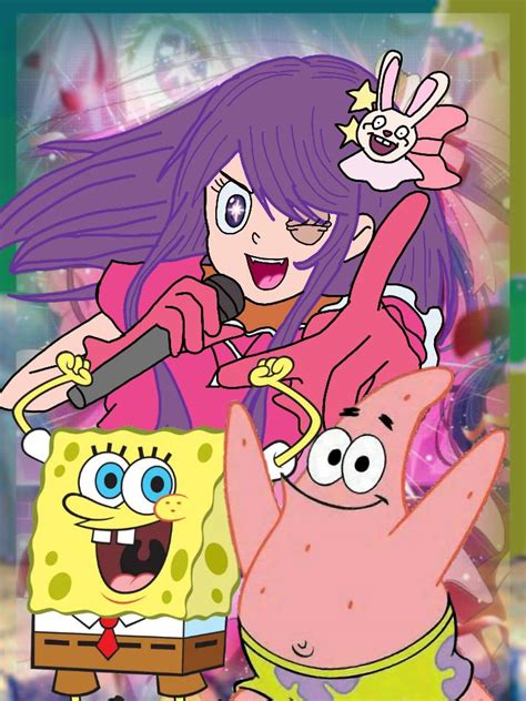 Spongebob Patrick And Ai Hoshino By Neptunenickani47 On Deviantart