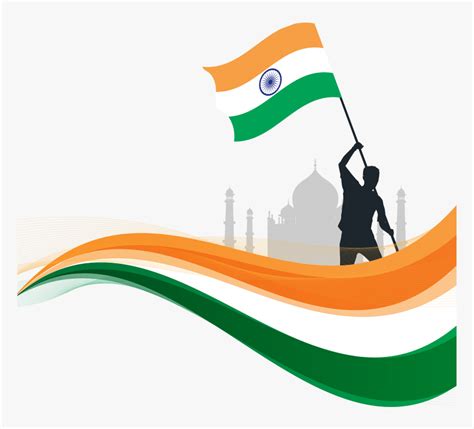 Indian Republic Day Flyaing Indian Flag Png India Flag Vector Png