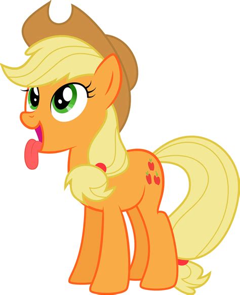 Applejack Tongue My Little Pony Png