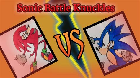 How To Draw Sonic Vs Knuckles Battle Step By Step Sonic 2 Easy Drawing