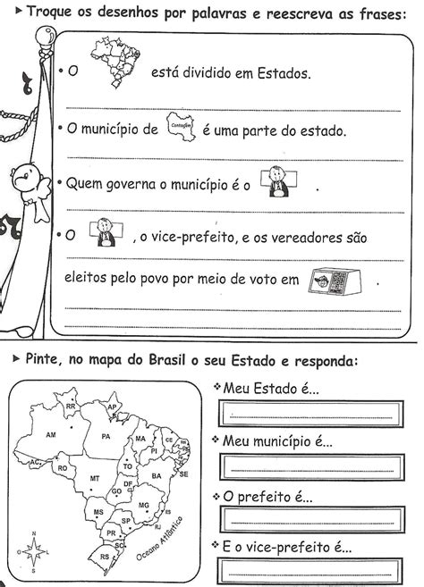 Geografia 2° 3° Anos Atividades Exercícios Avaliações P Imprimir