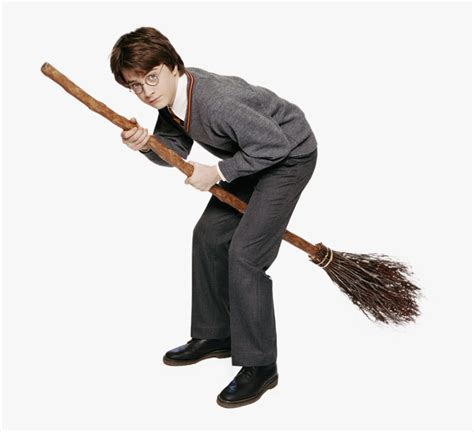 Harry Potter On Broom Png Image Transparent Download Harry Potter