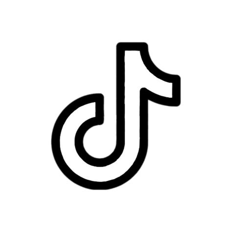 Logo Tiktok Blanc Png Transparents Stickpng