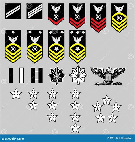 Us Navy Rank Insignia Stock Images Image 8821104