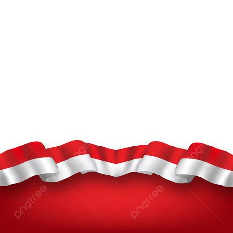 Merah Putih Vector Design Images Bendera Indonesia Merah Putih Border