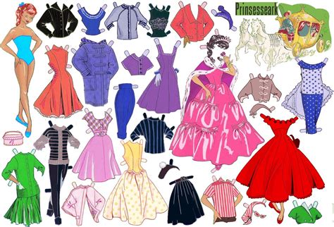 Princess Colour Effects Princess Paper Dolls Princess Paper Dolls