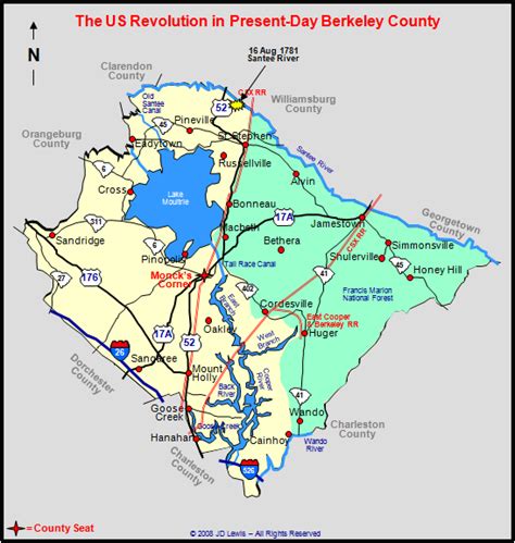 Santee River Map