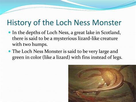 Ppt Loch Ness Monster Powerpoint Presentation Free Download Id7104864