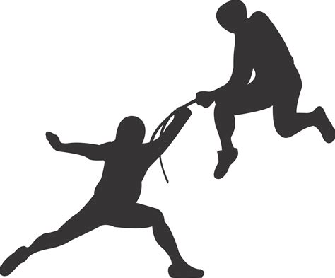 Wrestling Silhouette Png