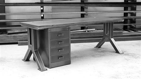 The Engineering Desk Industrial Office Furniture Steel Vintage