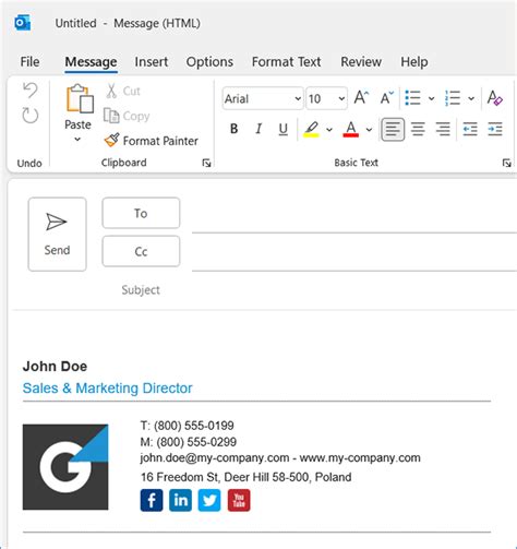 How To Set Up Email Signatures In Outlook 365