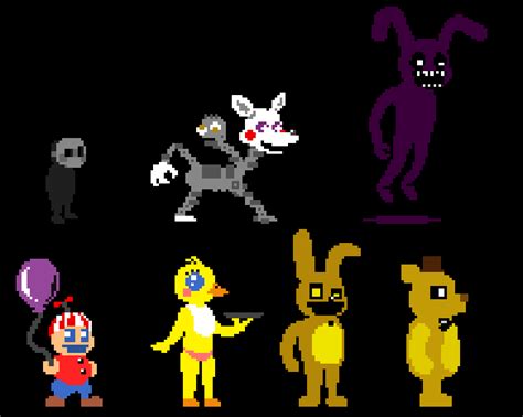 Fnaf 3 Minigame Sprites By Nononono888 On Deviantart