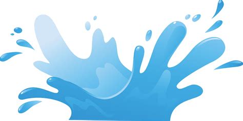 Splash Water Drop Illustration Cartoon Water Drops Png Download