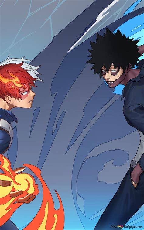 Shoto And Dabi My Hero Academia Hd Wallpaper Download