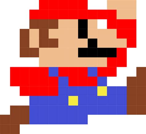 Mario Bros Pixel Art Pixel Art Mario Easy Pixel Art Mario Crochet