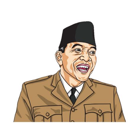 Gambar Ilustrasi Presiden Soekarno Sedang Rasa Hormat Gambar Png Porn