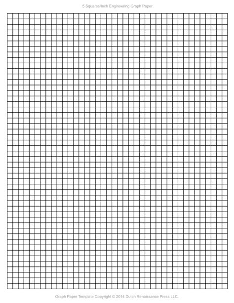 Free Engineering Graph Paper Template Printable Squares Graph