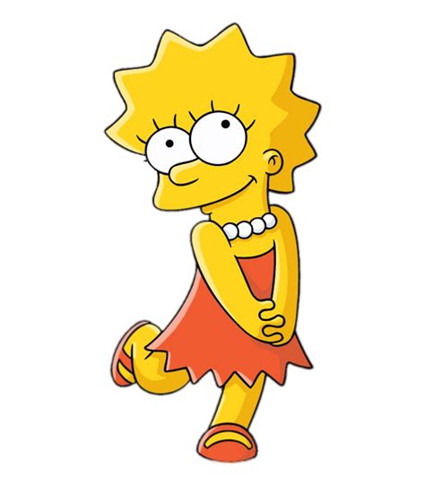 Cute Lisa Simpson Transparent Png Stickpng